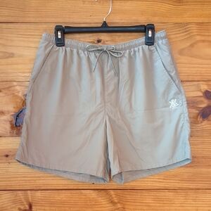 Kith Men's Beige Neutral Nylon Mesh-Lined Shorts M